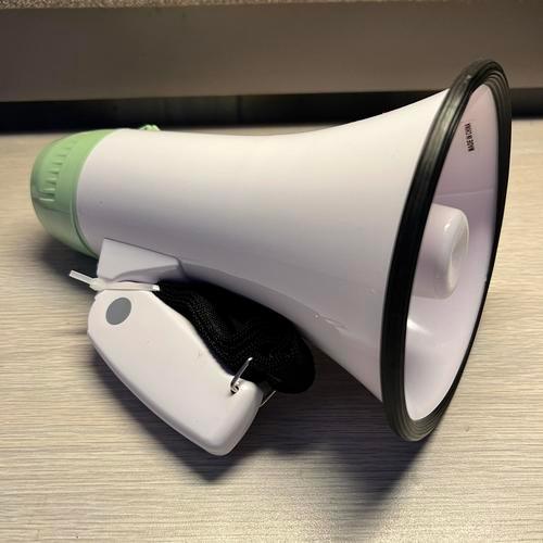 Portable Megaphone Bullhorn, 20 Watt, Voice Speaker
