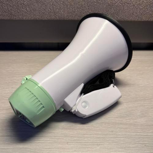 Portable Megaphone Bullhorn, 20 Watt, Voice Speaker