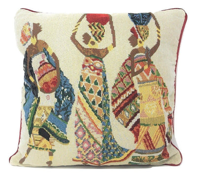 DaDa Bedding Dancing Women African Dreams Tapestry Throw Pillow Covers 16