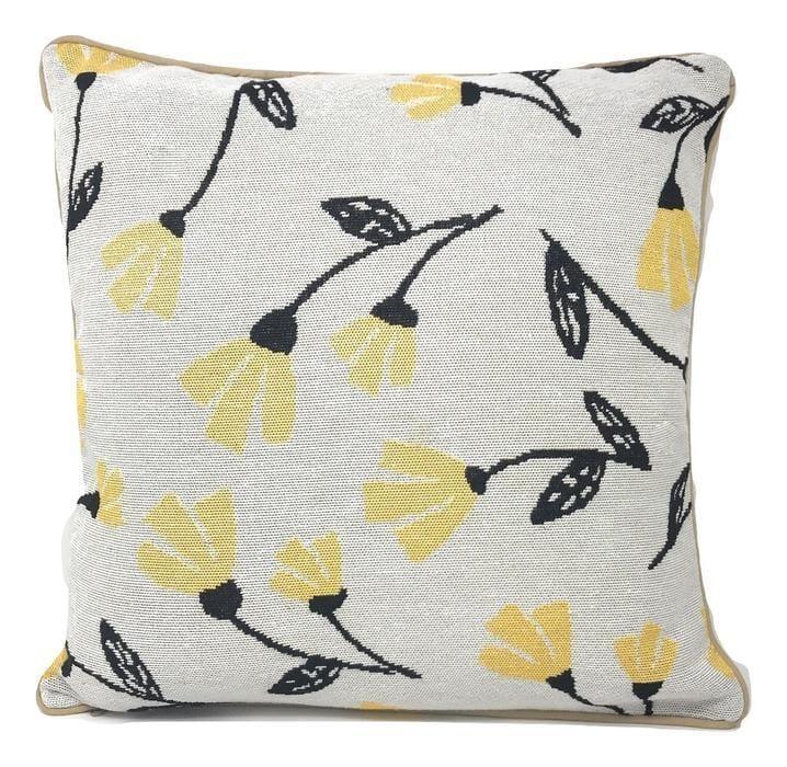 DaDa Bedding Set of 4 Pieces - Floral Garden Botanical Tapestry Throw Pillow Covers Bundle Pack - 16