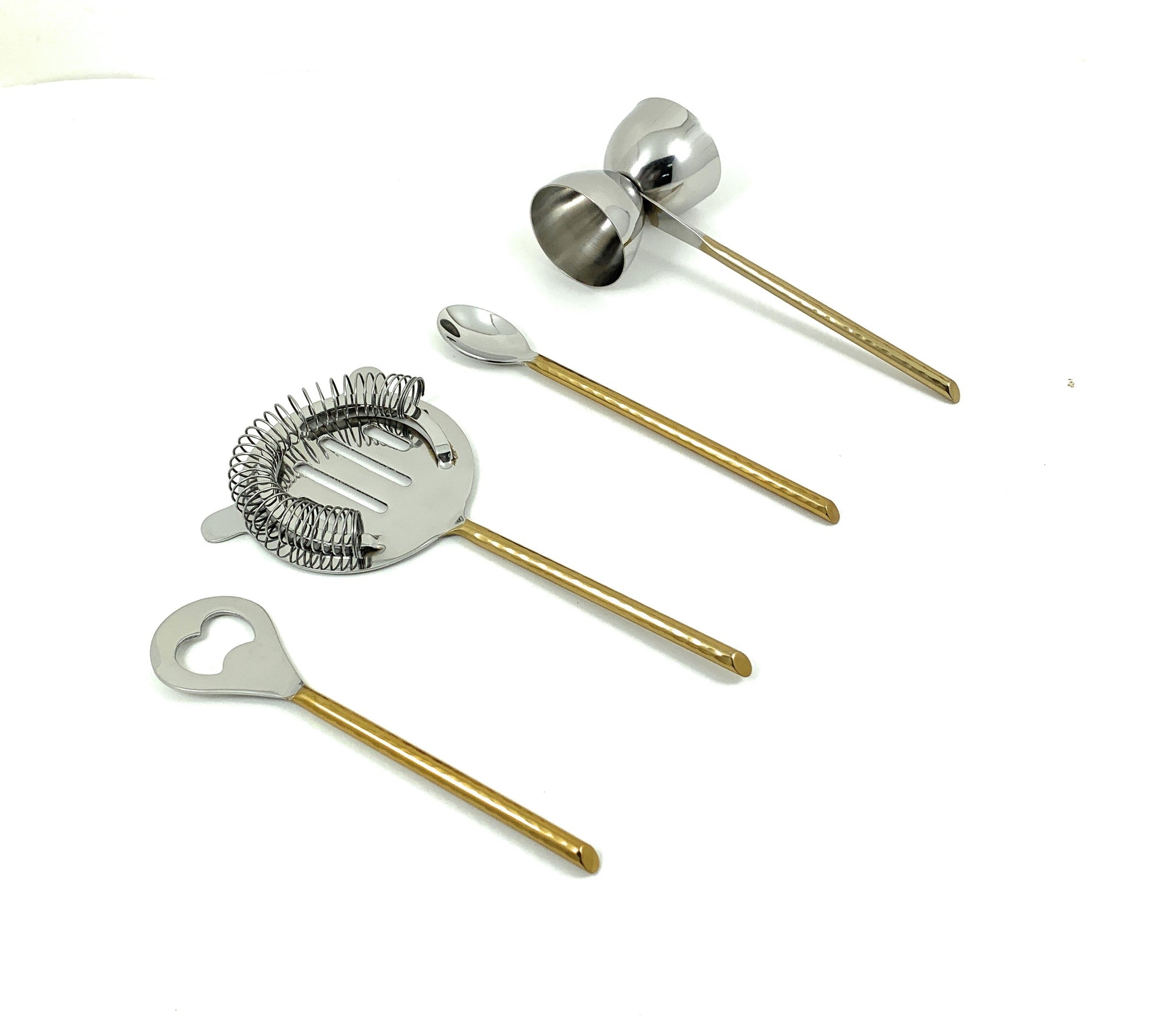 Vibhsa Bar Tools Accessories & Bartending Kit set of 4 for Home Bar