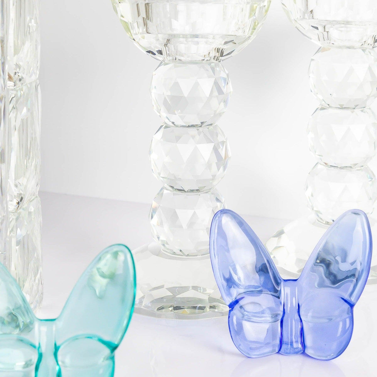 Le Mariposa Crystal Butterfly Figurine in Blue