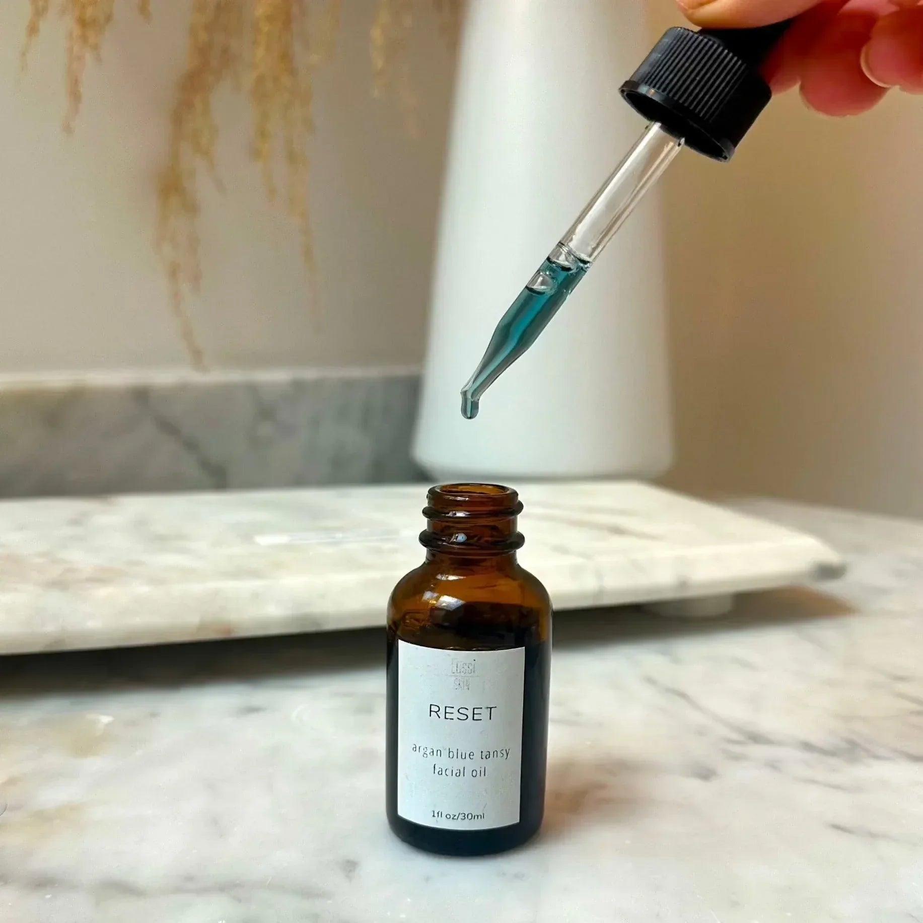 RESET Argan Blue Tansy Face Oil - Gifts for You 'n Me