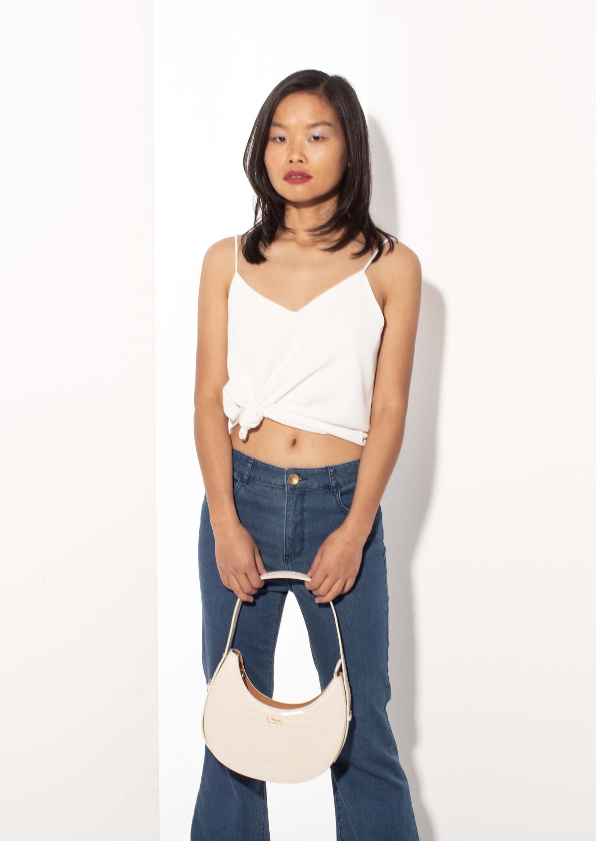 Naomi Half Moon Shoulder Handbag