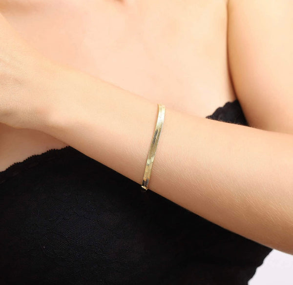 Italian Sterling Silver Bracelet - 2 Color Options