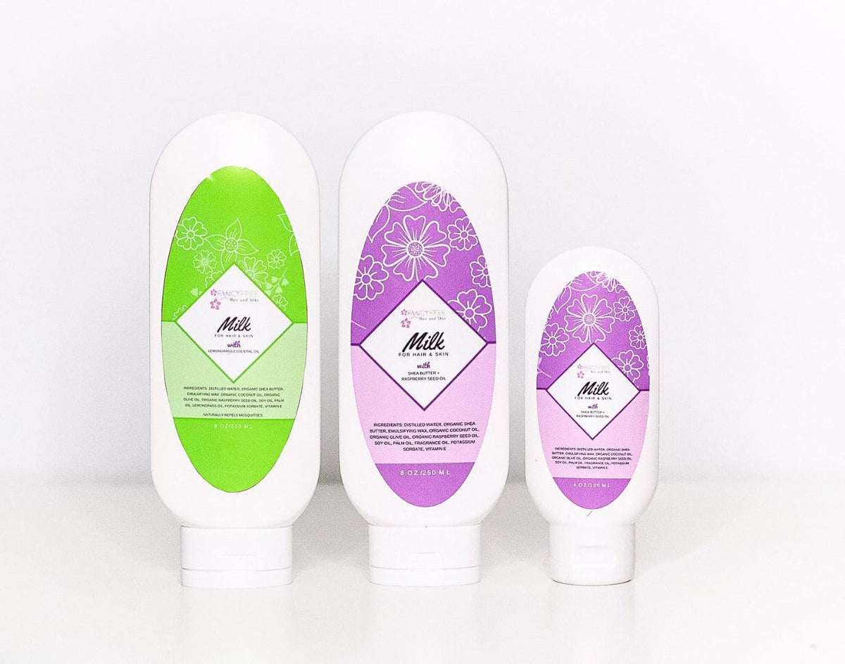 Fancy Free Milk for Hair & Skin – Lightweight, Nourishing Moisturizer with Natural SPF