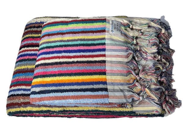 Bubble Striped Terry Hand Towel