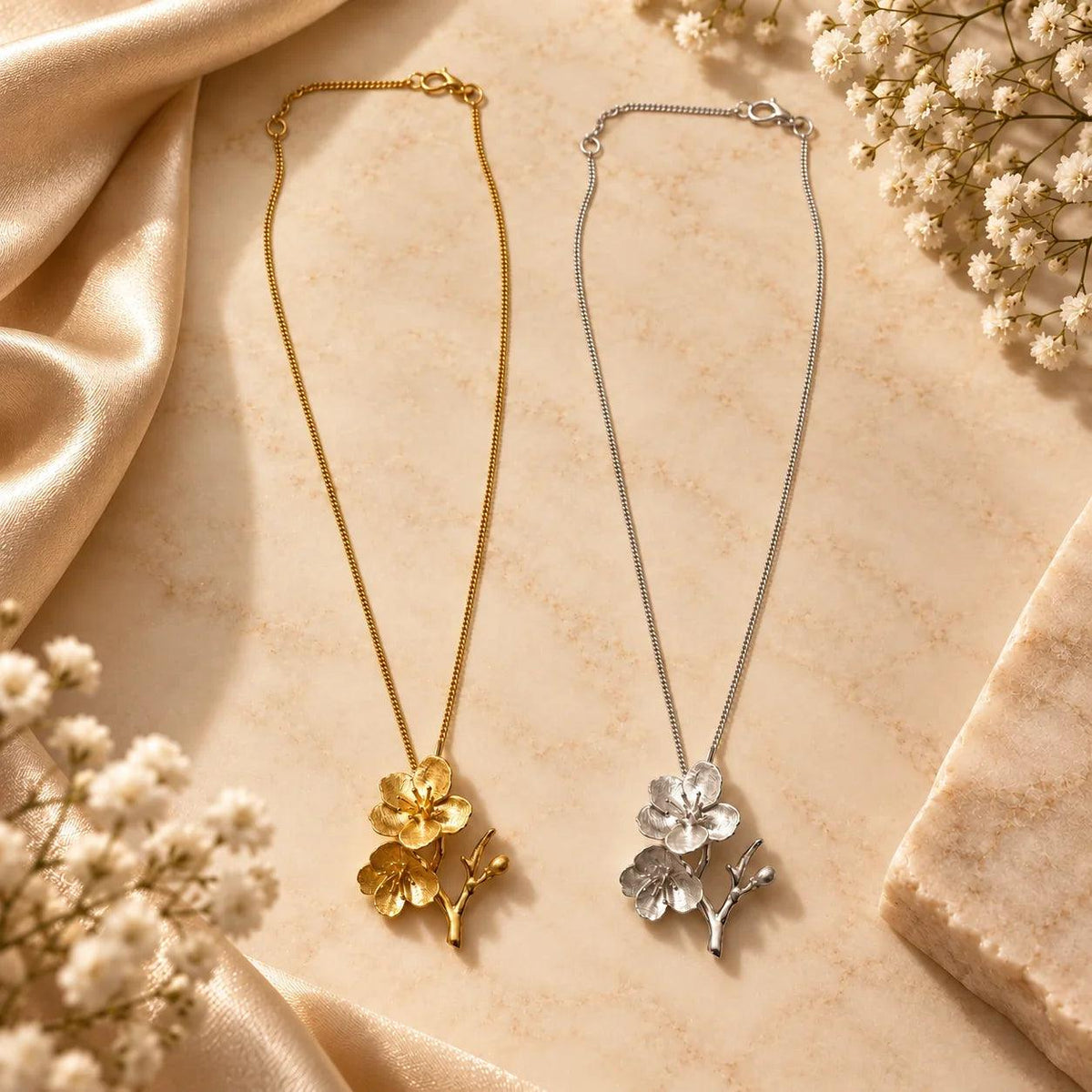 Cherry Blossoms Necklace