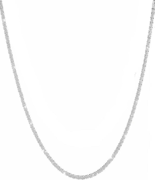 Sterling Silver Sparkle Necklace - Length Options Available - Gifts for You 'n Me