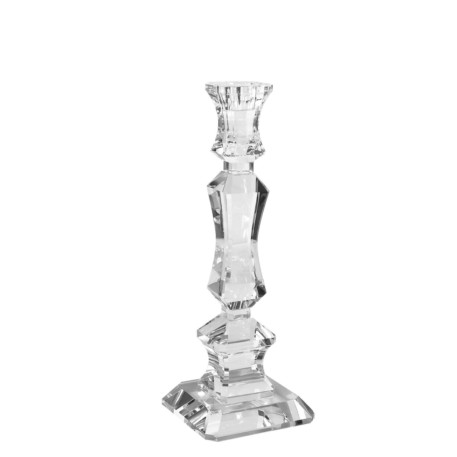 Pair of 12” Heirloom Crystal Candlesticks
