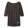 Campus Merchandise NCAA Alabama Birmingham Blazers Womens 3/4 Sleeve Tee, XL - XL/Charcoal