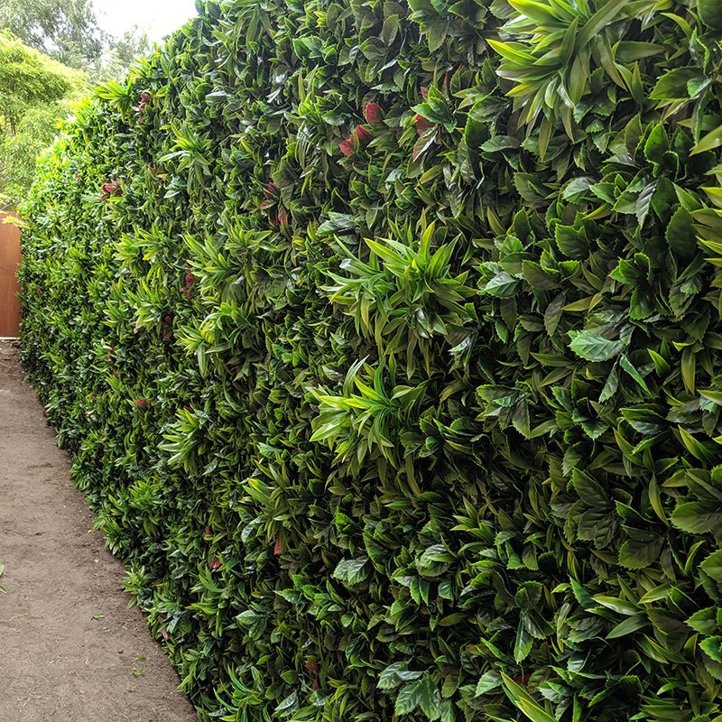 Green Meadows Artificial Vertical Garden Green Wall Panel 40×40in 11 SQ FT – UV Resistant – Commercial Grade