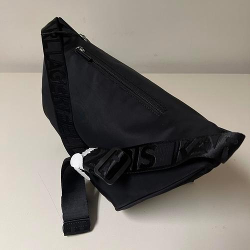 KARL LAGERFELD Paris Voyage Sling Backpack Black One Size