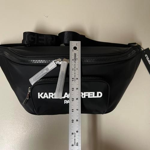 KARL LAGERFELD Paris Voyage Sling Backpack Black One Size
