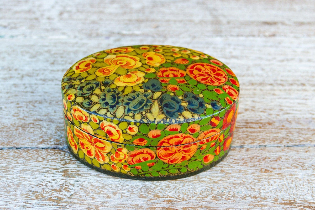 Multicolor Floral Kashmiri Tikka Box