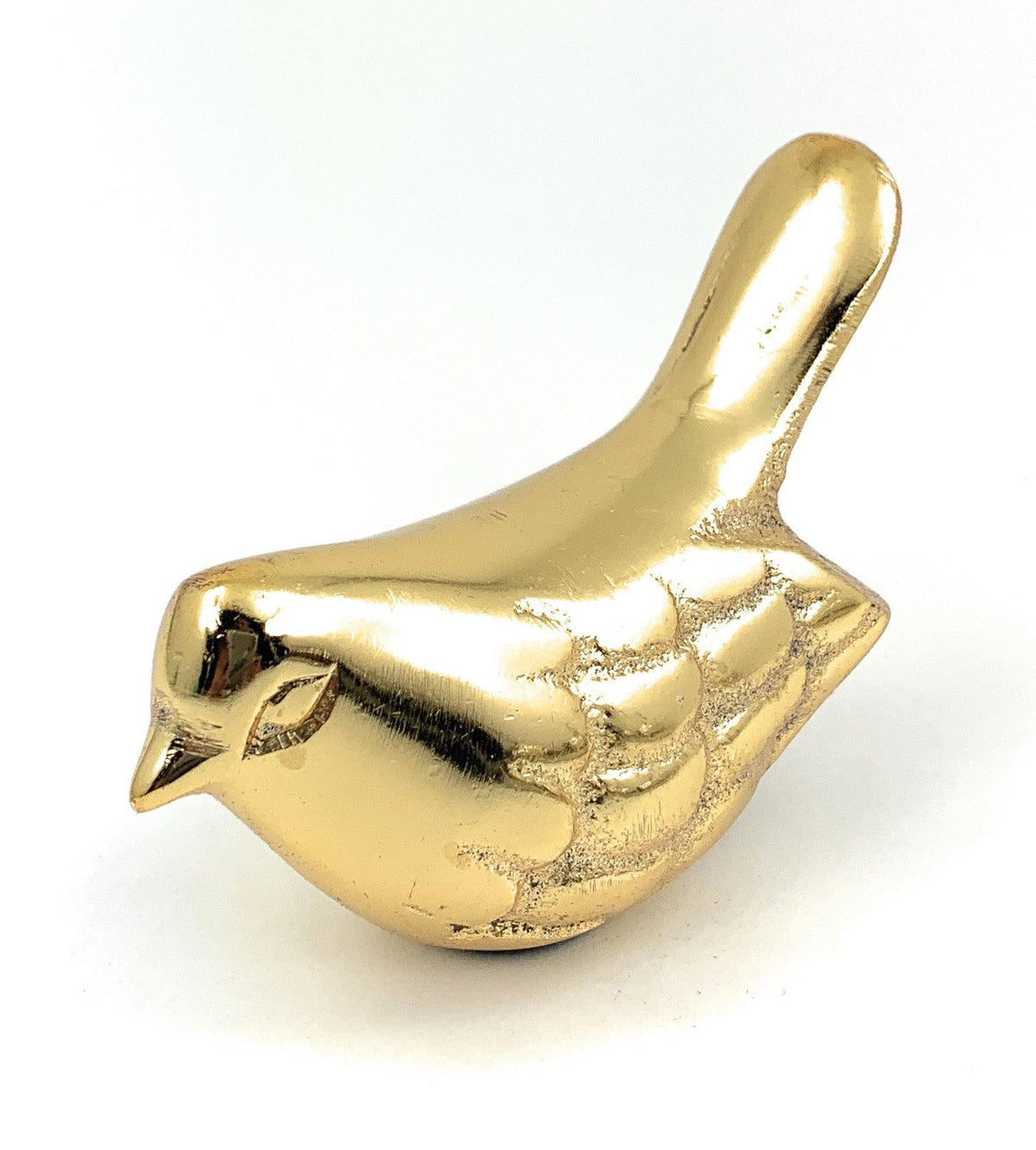 Vibhsa Bird Figurines Symbols of Health & Happiness (Gold Rustic)