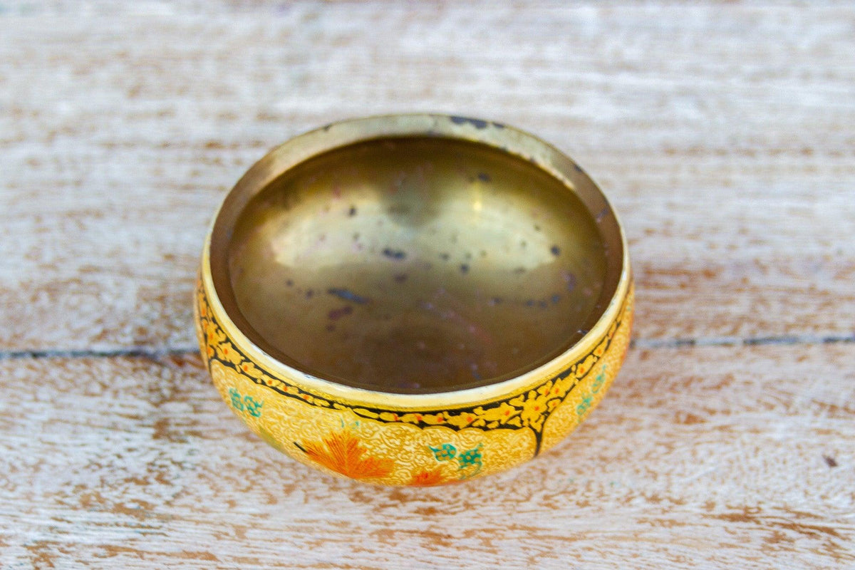 Fine Kashmiri Brass Lined Bowl