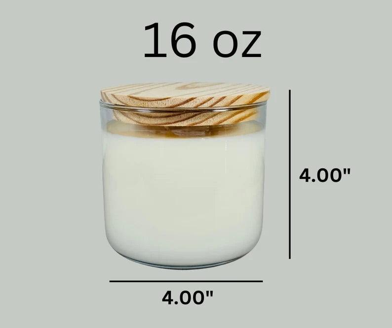 Citronella Candle – 16 oz 3-Wick Outdoor Mosquito Repellent with Essential Oils -- by Moon Water Apothecary!