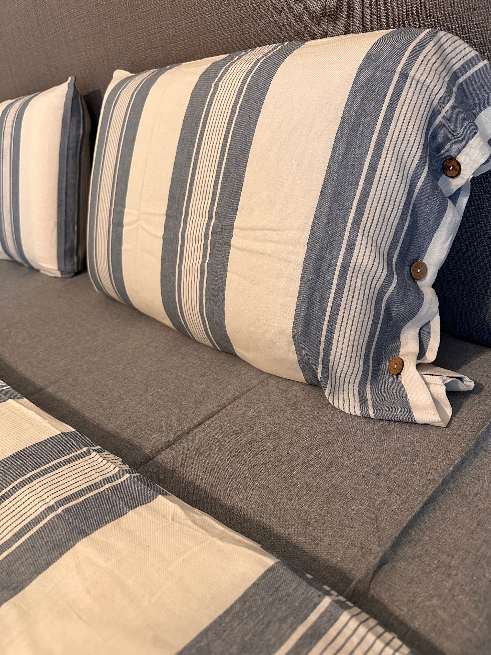 Cotton Duvet Set With Pillow Shams