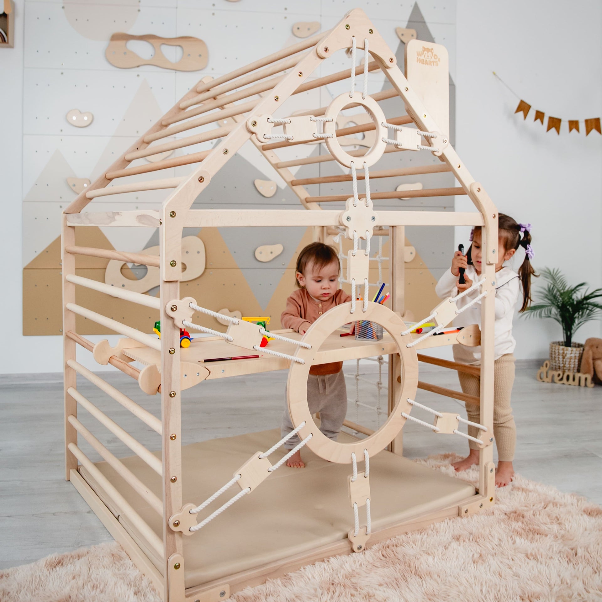 Playhouse with Slide