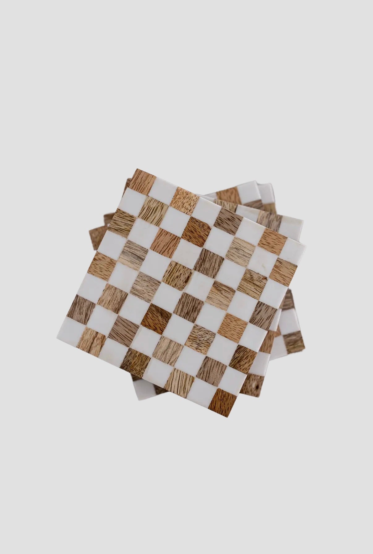 Coasters - marble + wood