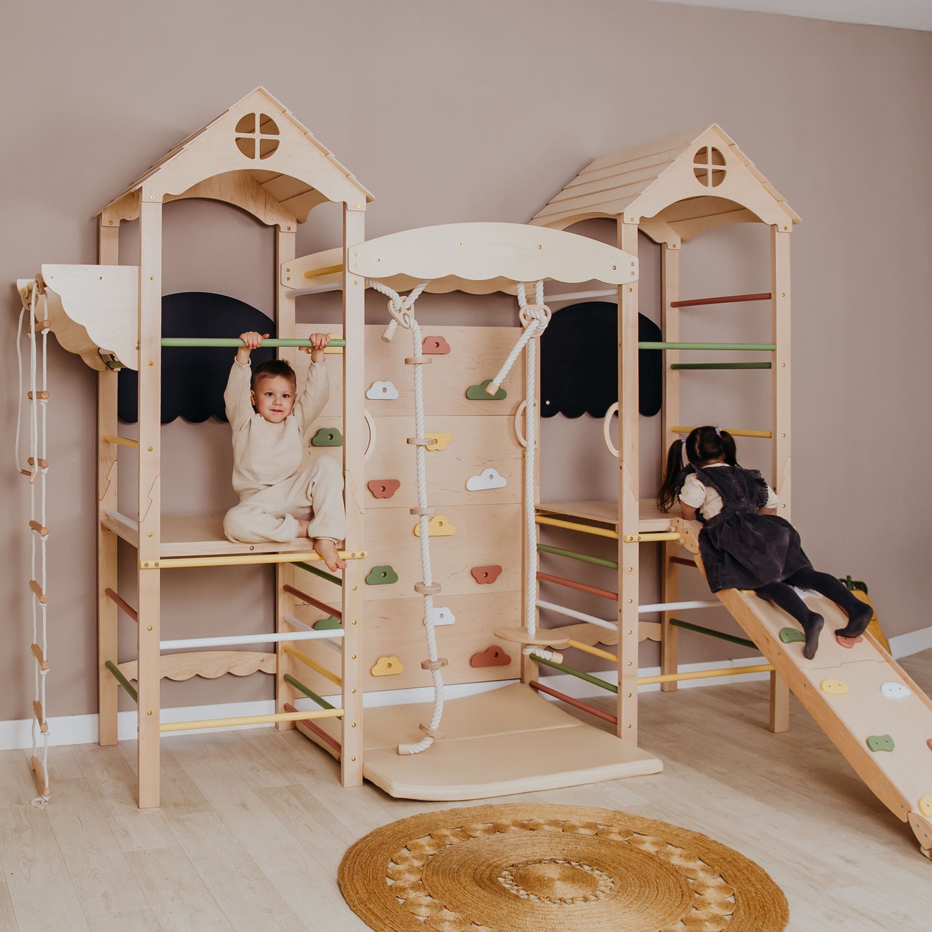 Large Kids Indoor Playground, Complete Playspace for Kids