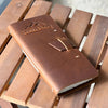 Genuine Leather Hiking Logbook