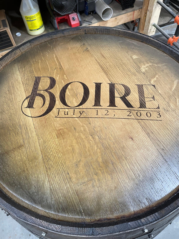 Premium Whiskey Barrel Cabinet