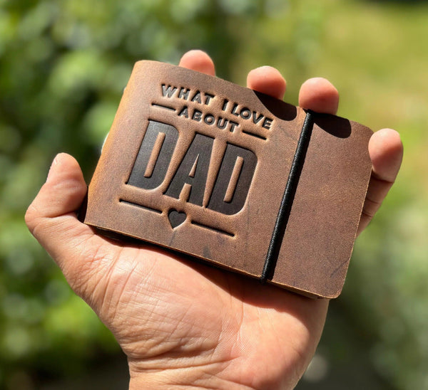 Dad LogBook - Customizable Fill-in-the-Blank Journal - Gifts for You 'n Me
