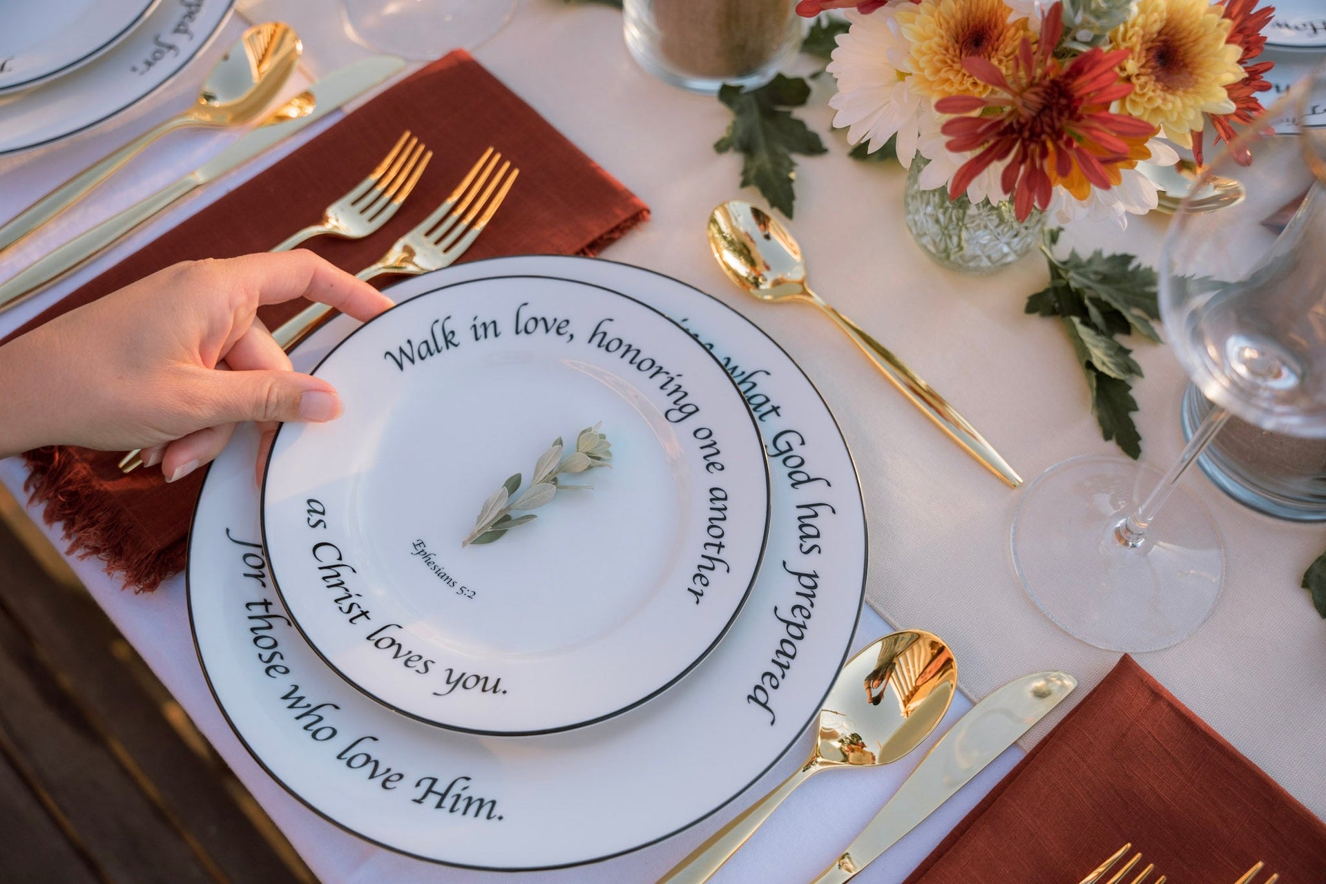 Daily Bread Salad Plates, Set of 4