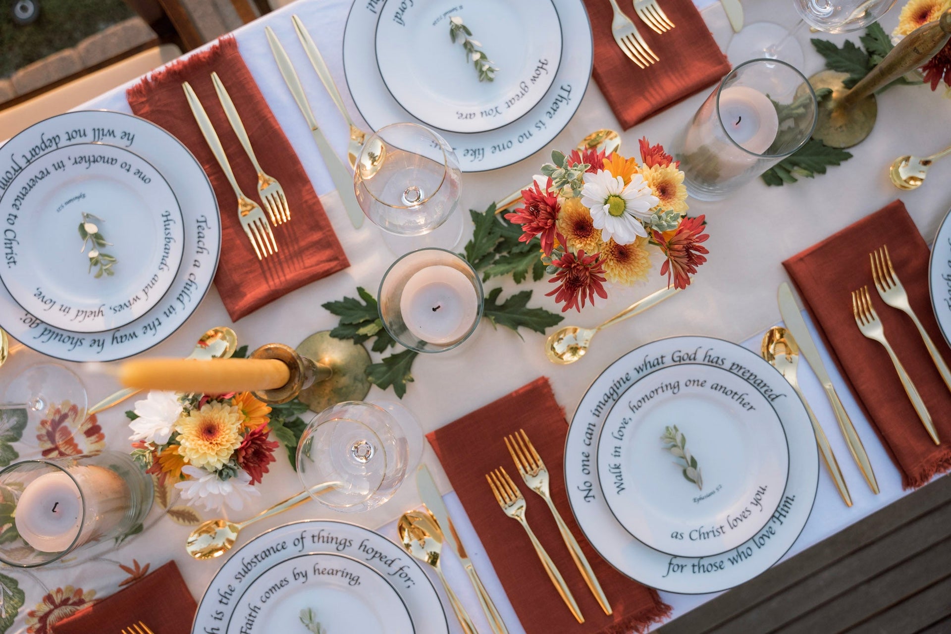 Daily Bread Salad Plates, Set of 4