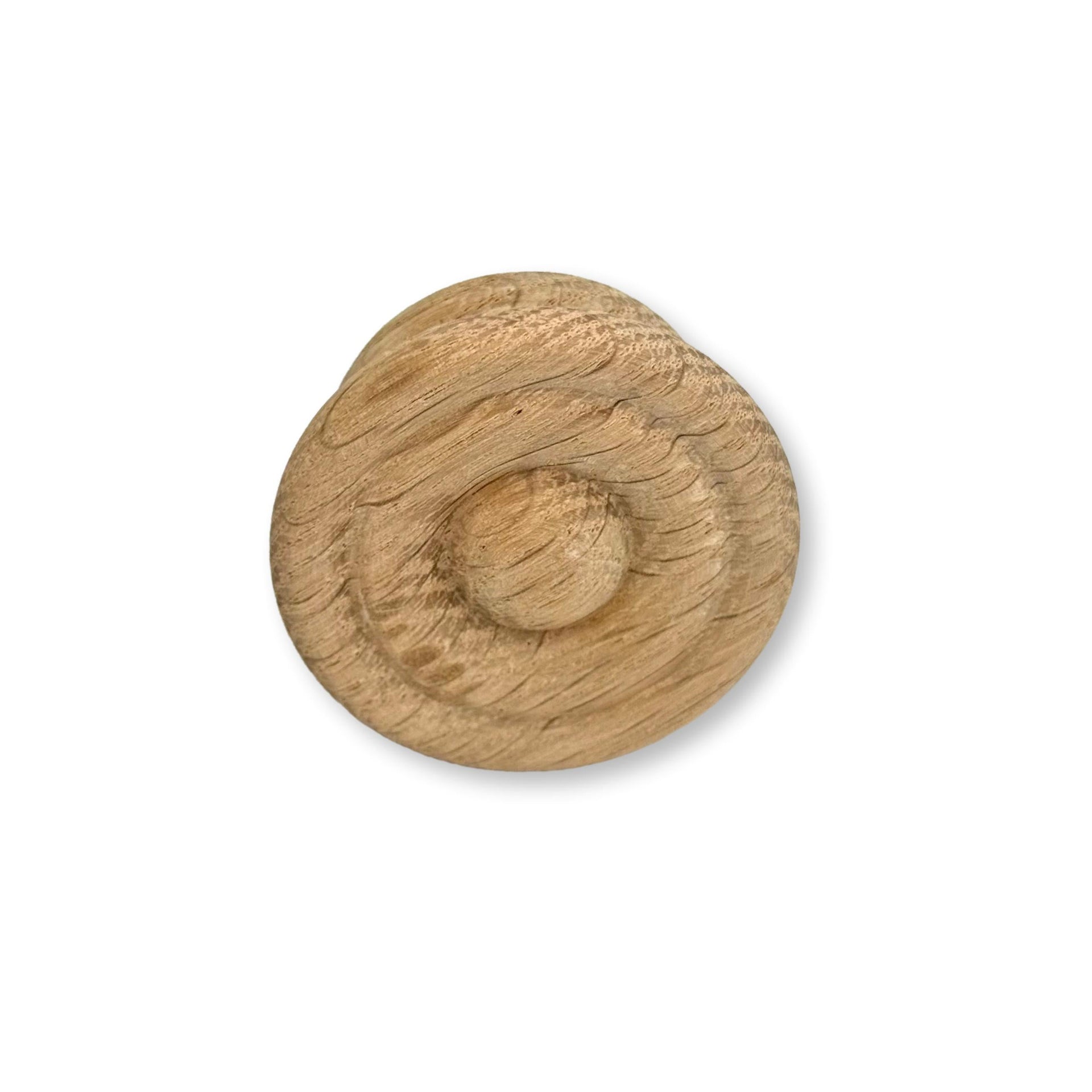 Round Oak Cabinet Knob 