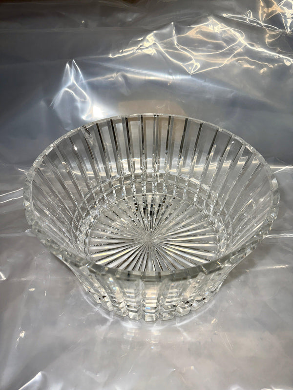 Mid Century Cut Glass Decorative Glass Serving Bowls