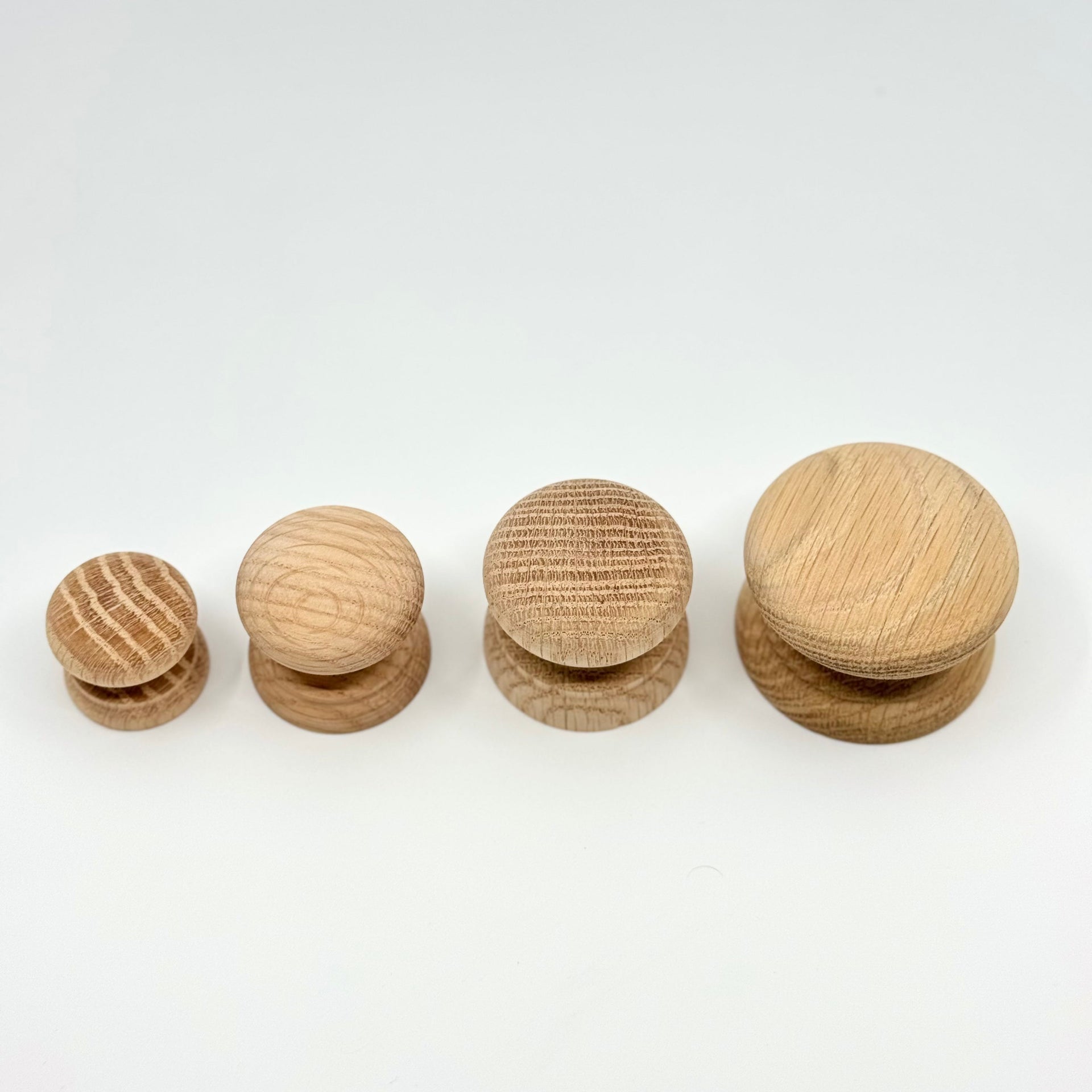 Round Oak Cabinet Knob 