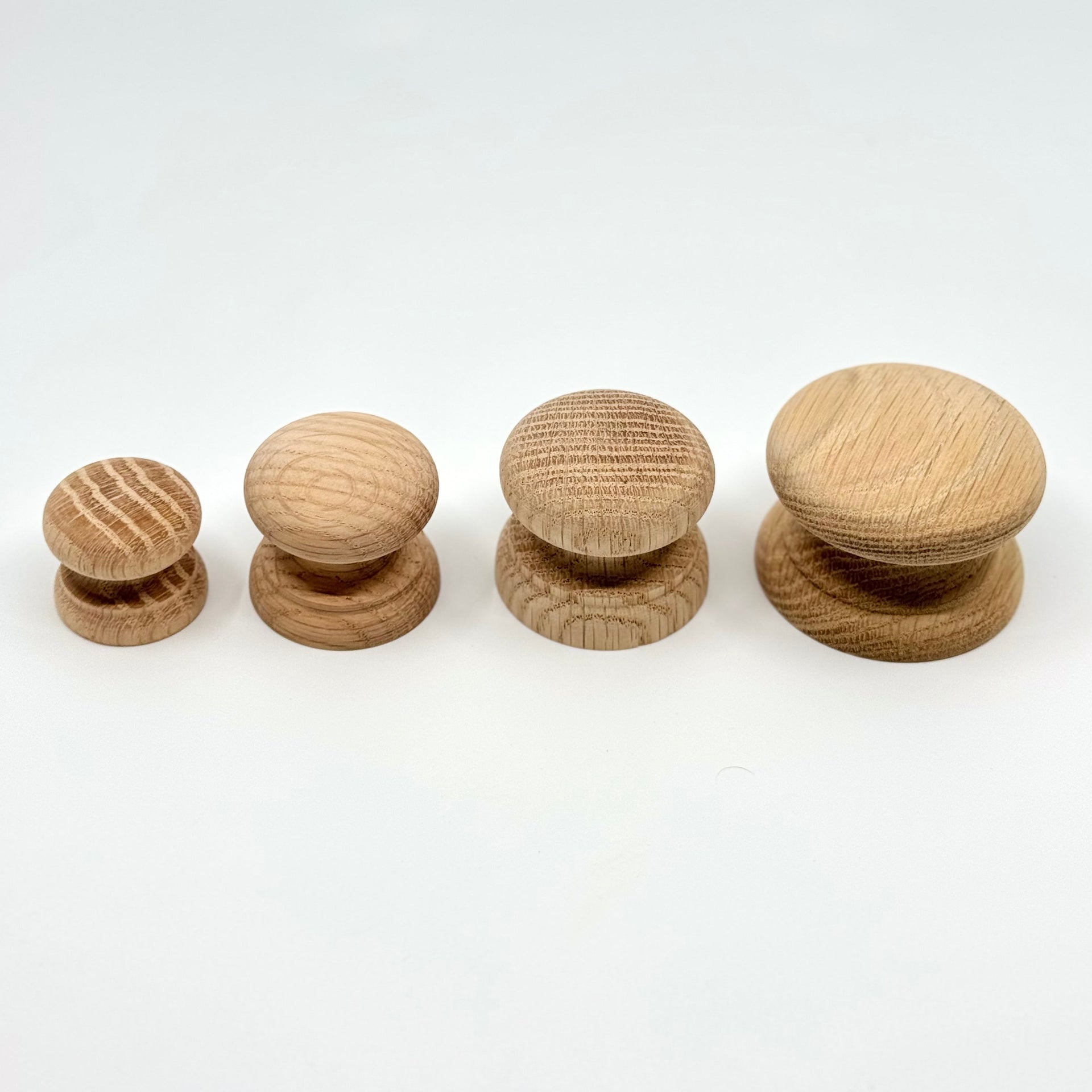 Round Oak Cabinet Knob 