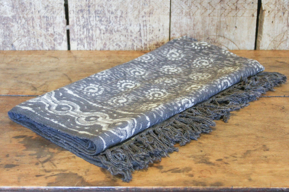 Sun Taupe Batik Throw
