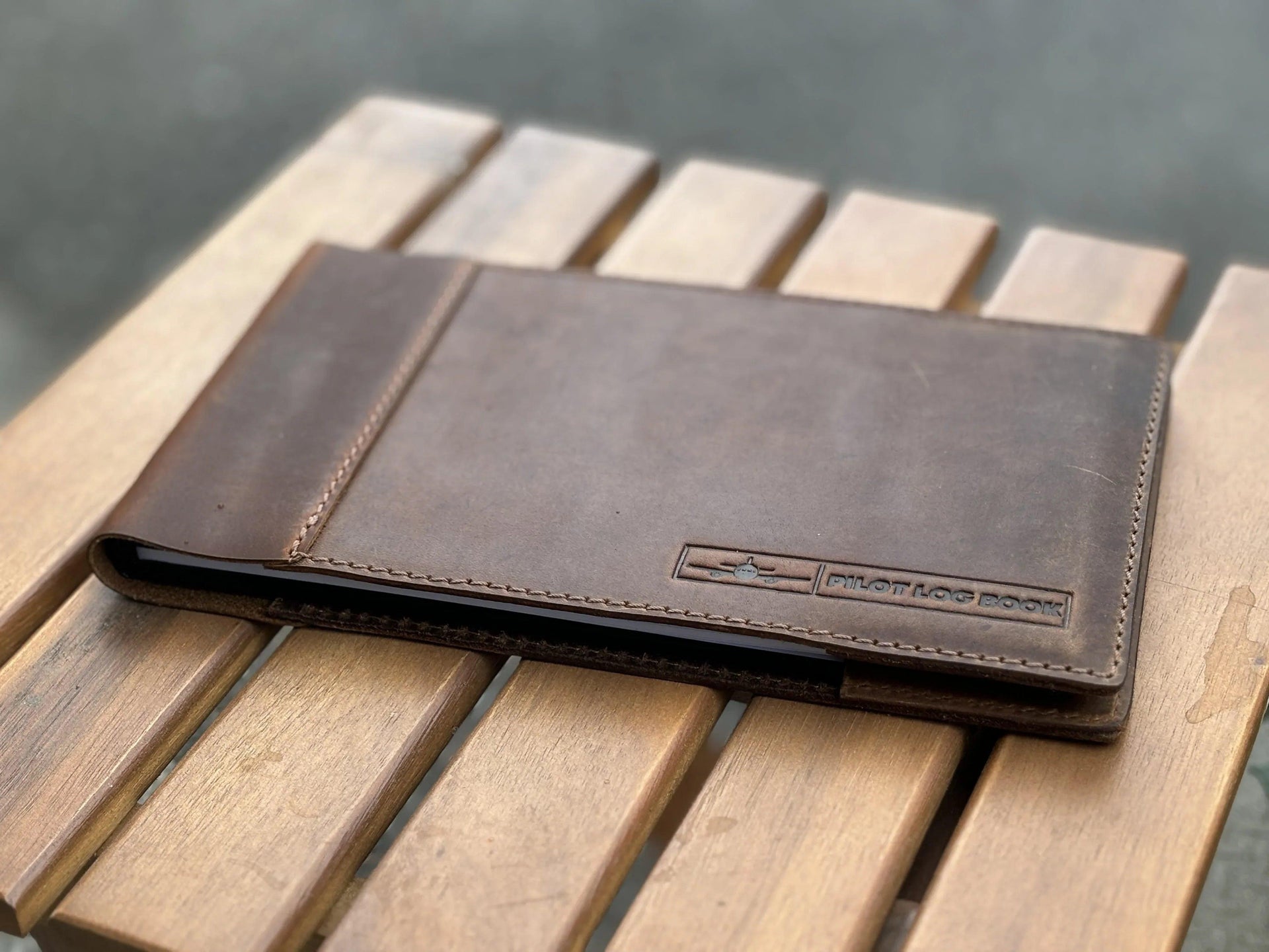 Premium Leather Pilot Log - Perfect Gift for Pilots - Pilot Journal - Gifts for You 'n Me