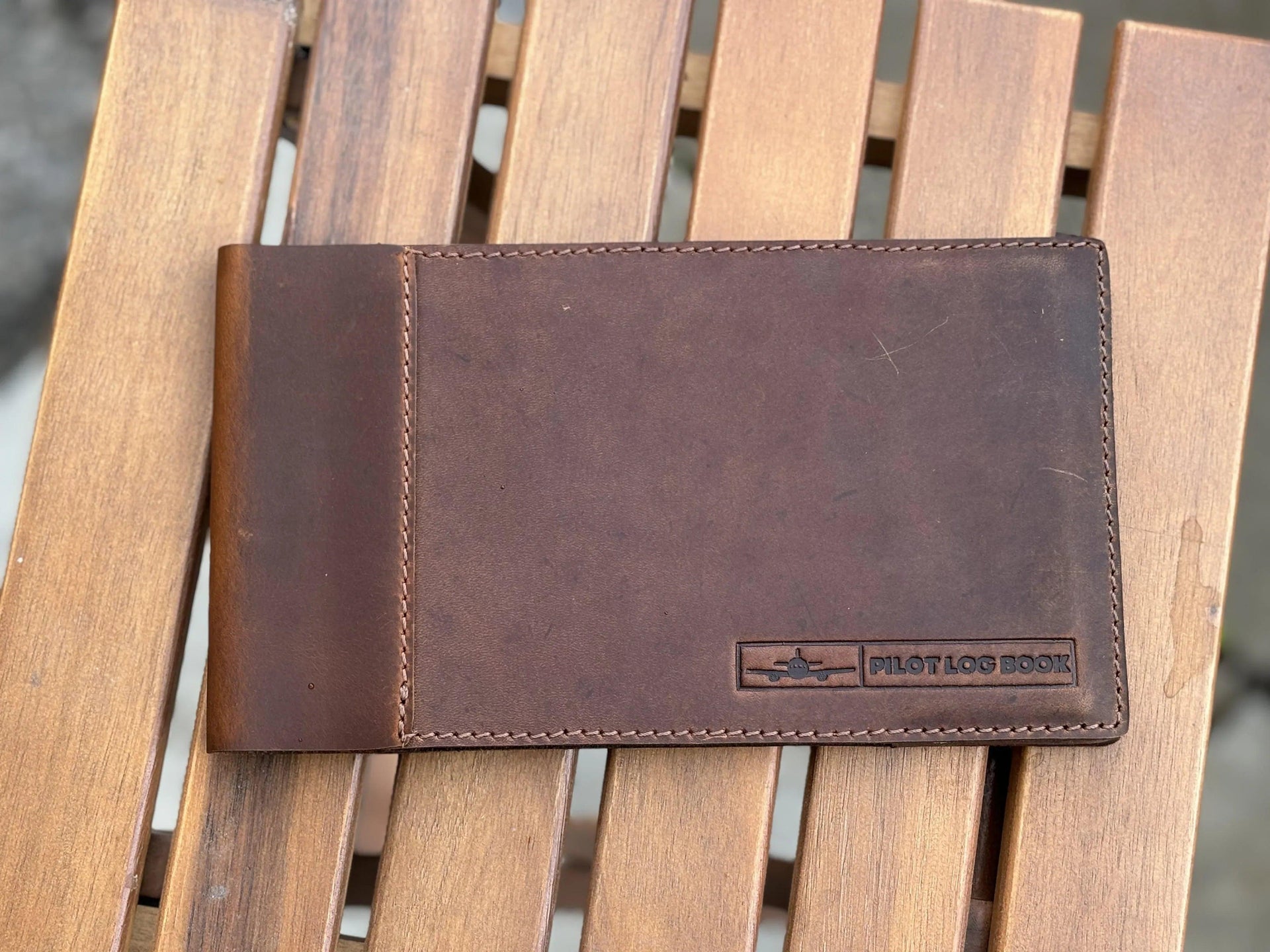 Premium Leather Pilot Log - Perfect Gift for Pilots - Pilot Journal - Gifts for You 'n Me