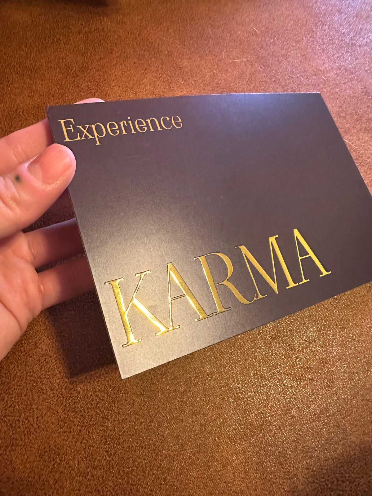 KARMA CANDLE - HIDDEN CRYSTALS INSIDE! -- by Moon Water Apothecary!