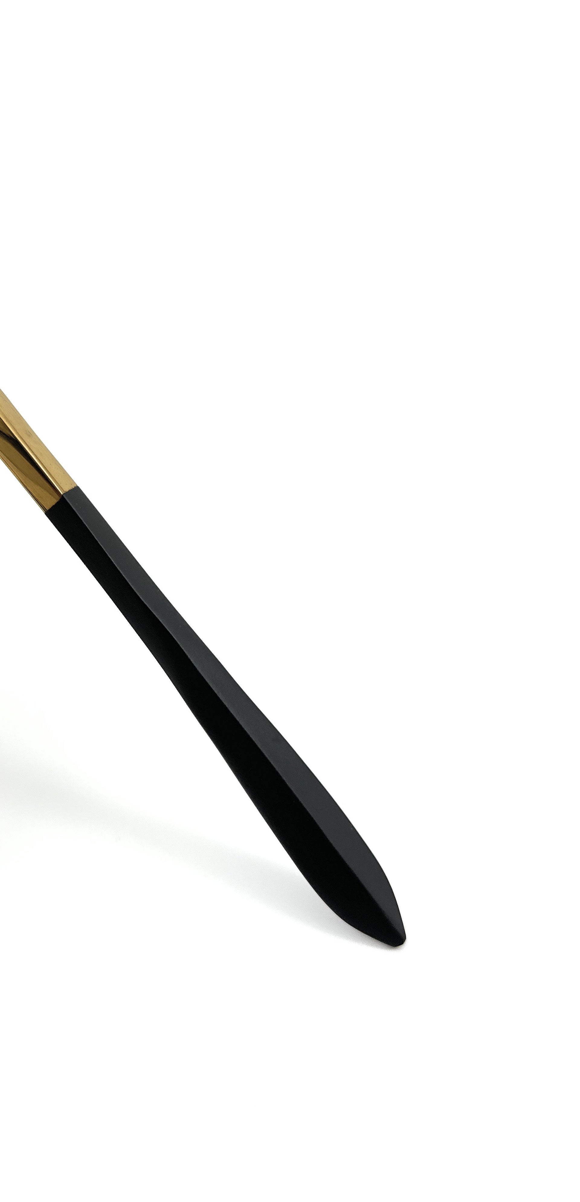 Stainless Steel Mette Black and Golden Flatware set of 20