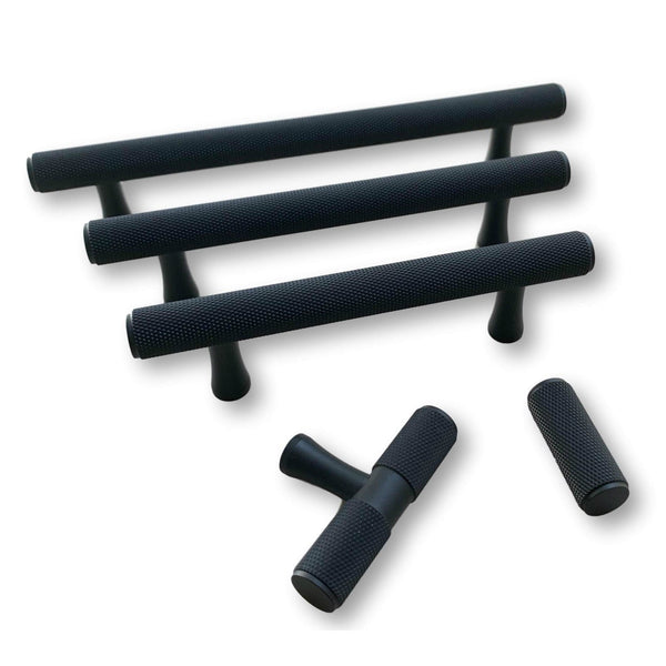 Knurled Matte Black Solid 