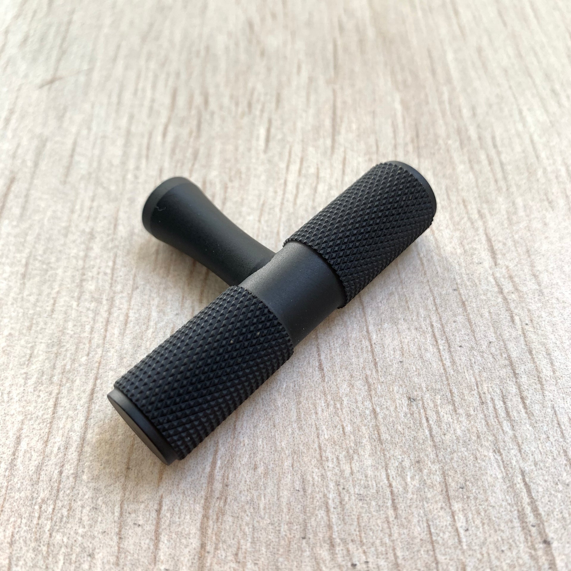 Knurled Matte Black Solid 
