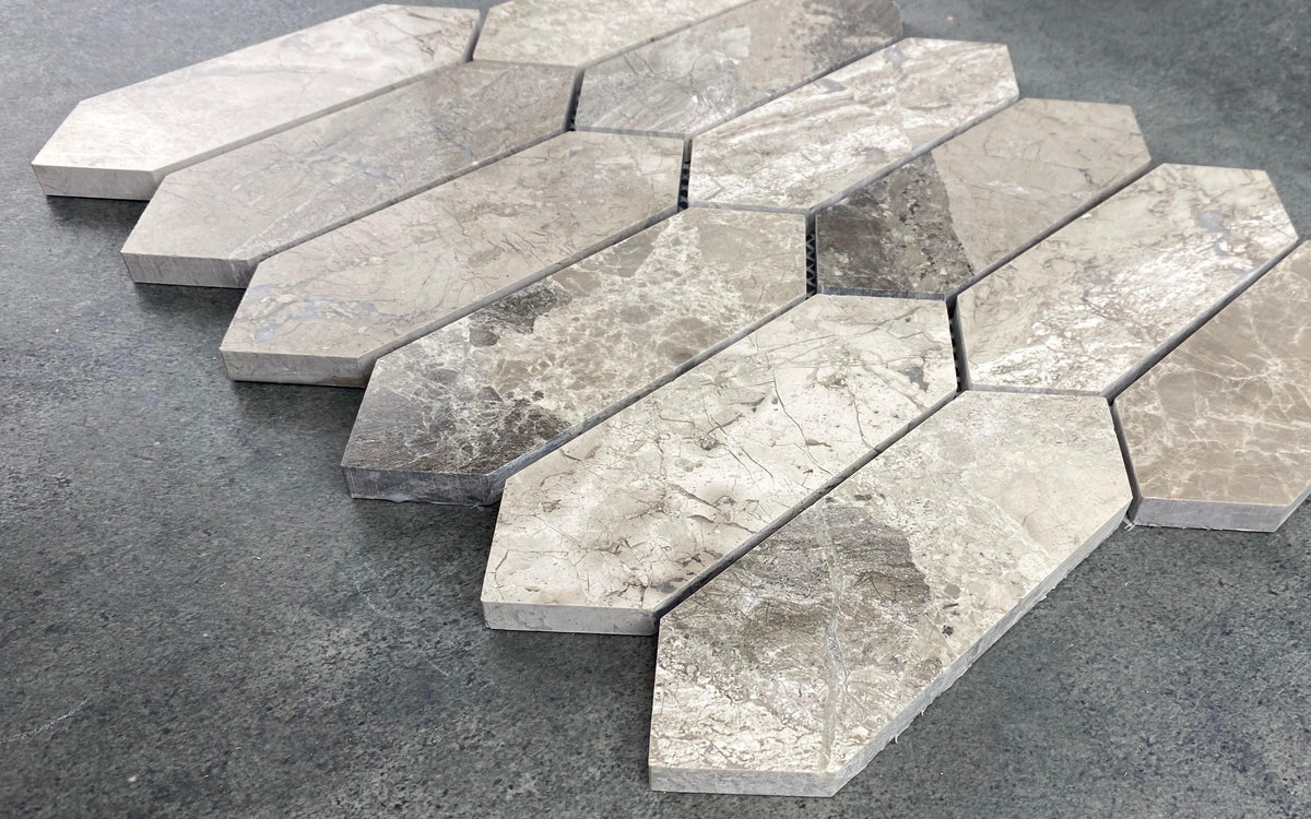 Silver Shadow Marble Strada Design on 12