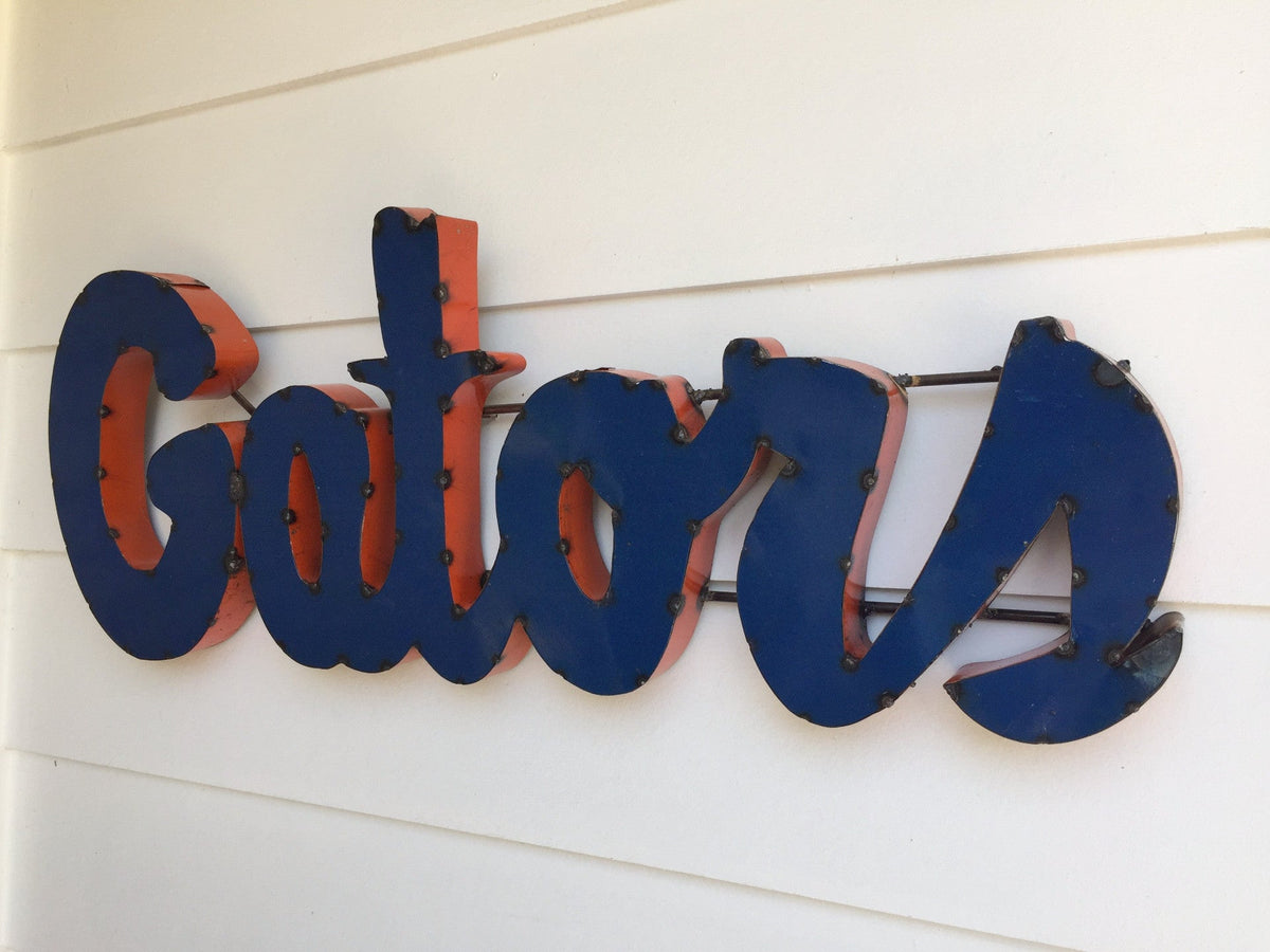 Florida Gators Recycled Metal Wall Decor