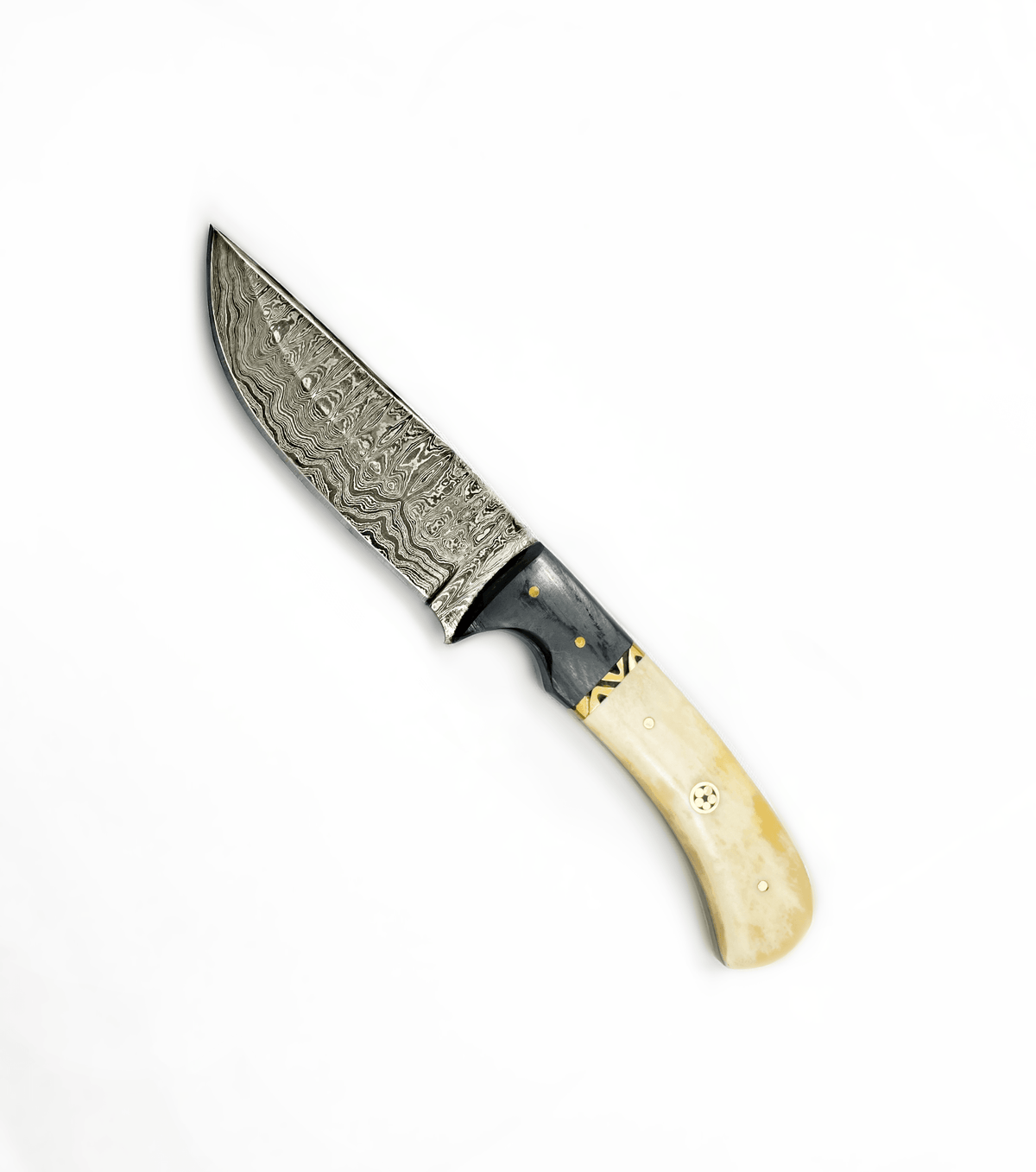 DAMASCUS STEEL HUNTING KNIFE BY TITAN TD-172