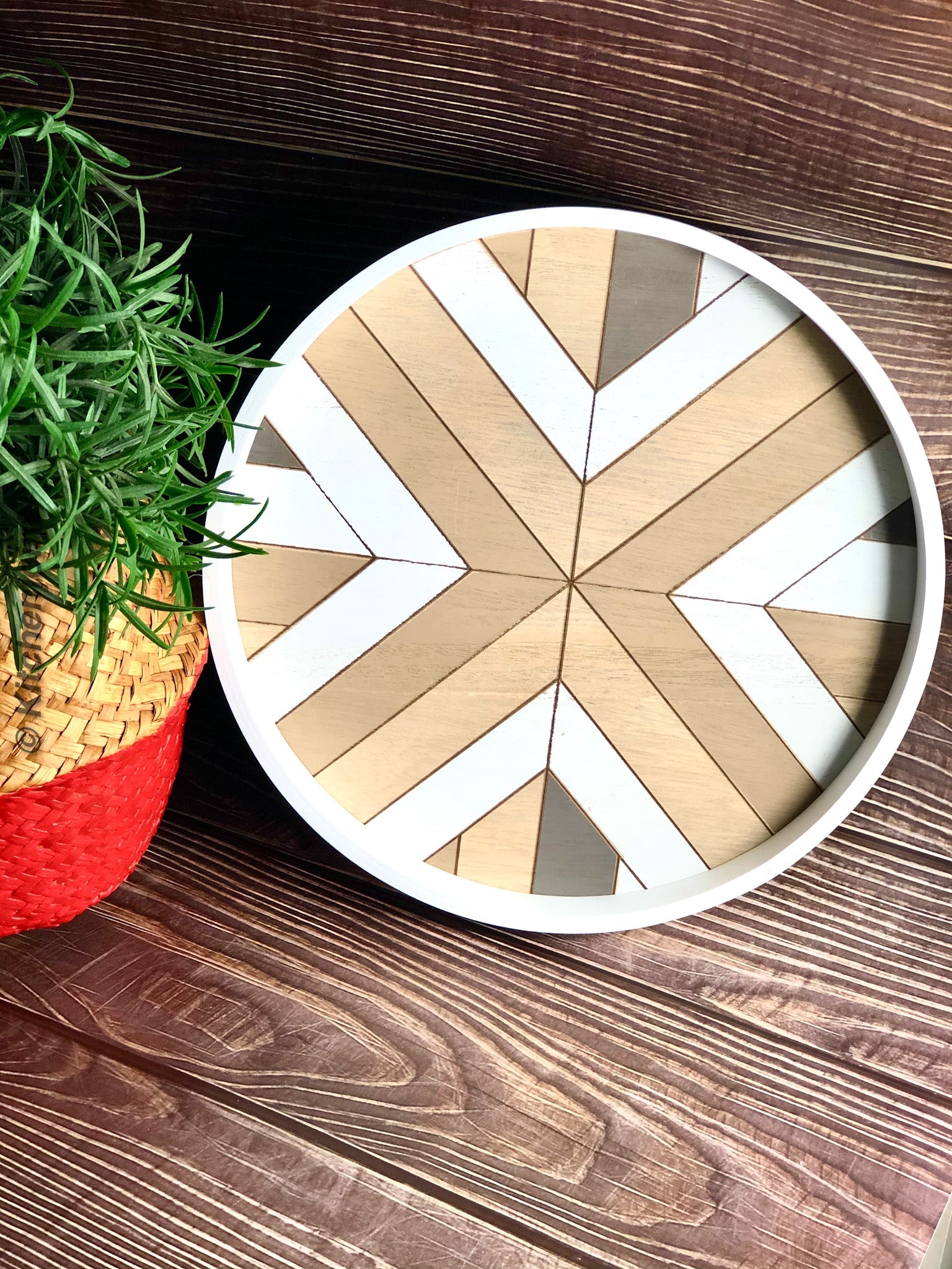 Nordic Geometric Trays