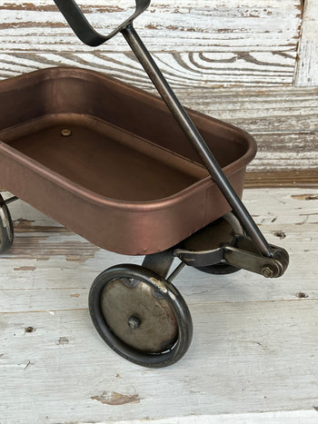 13''H Wagon with Copper Finish