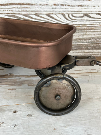 13''H Wagon with Copper Finish