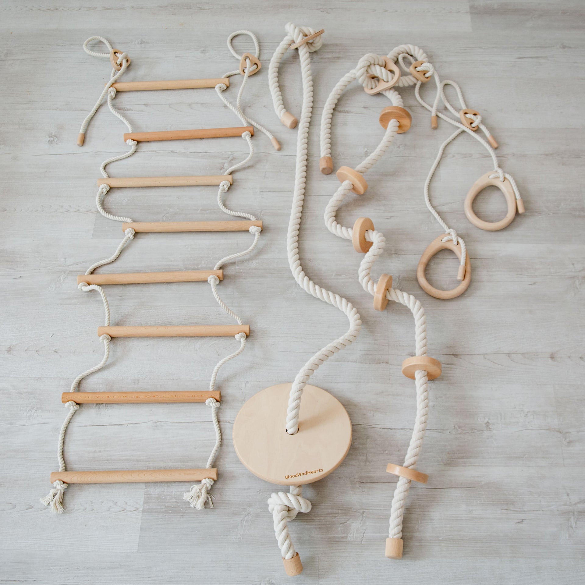 4-in-1 Swedish Wall Kit for Playroom