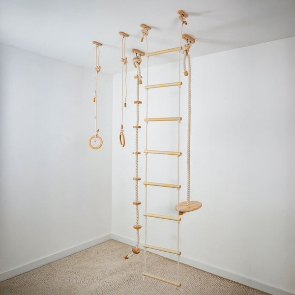 Kids Climbing Ropes